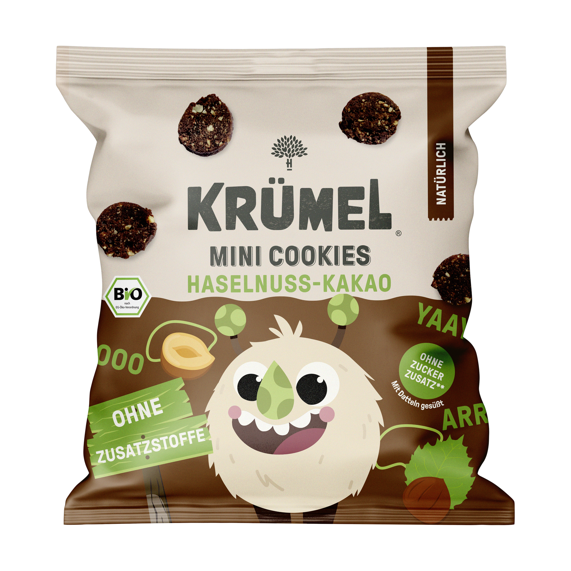 Bio Mini Cookies Schoko-Haselnuss