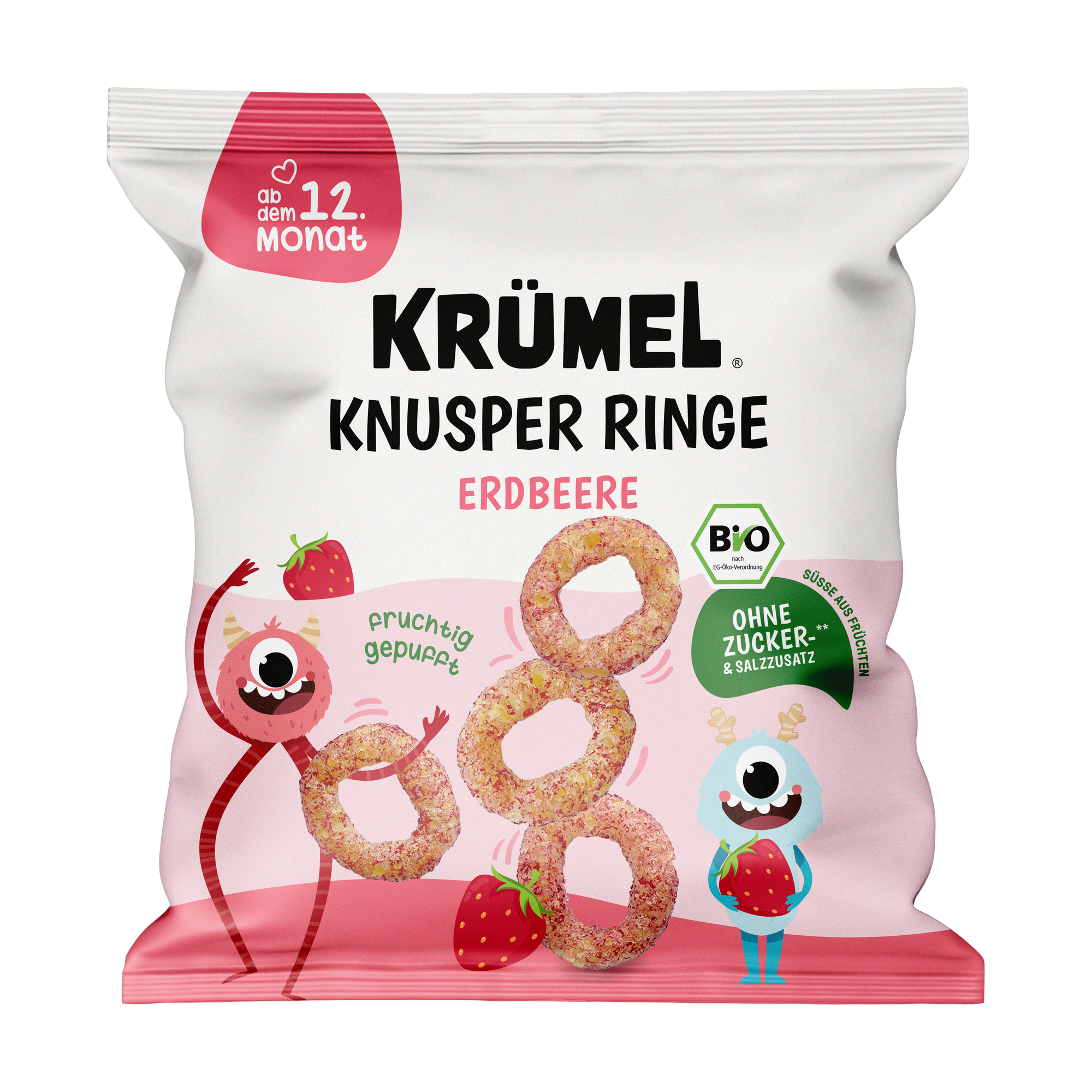 Bio Knusper Ringe Erdbeere