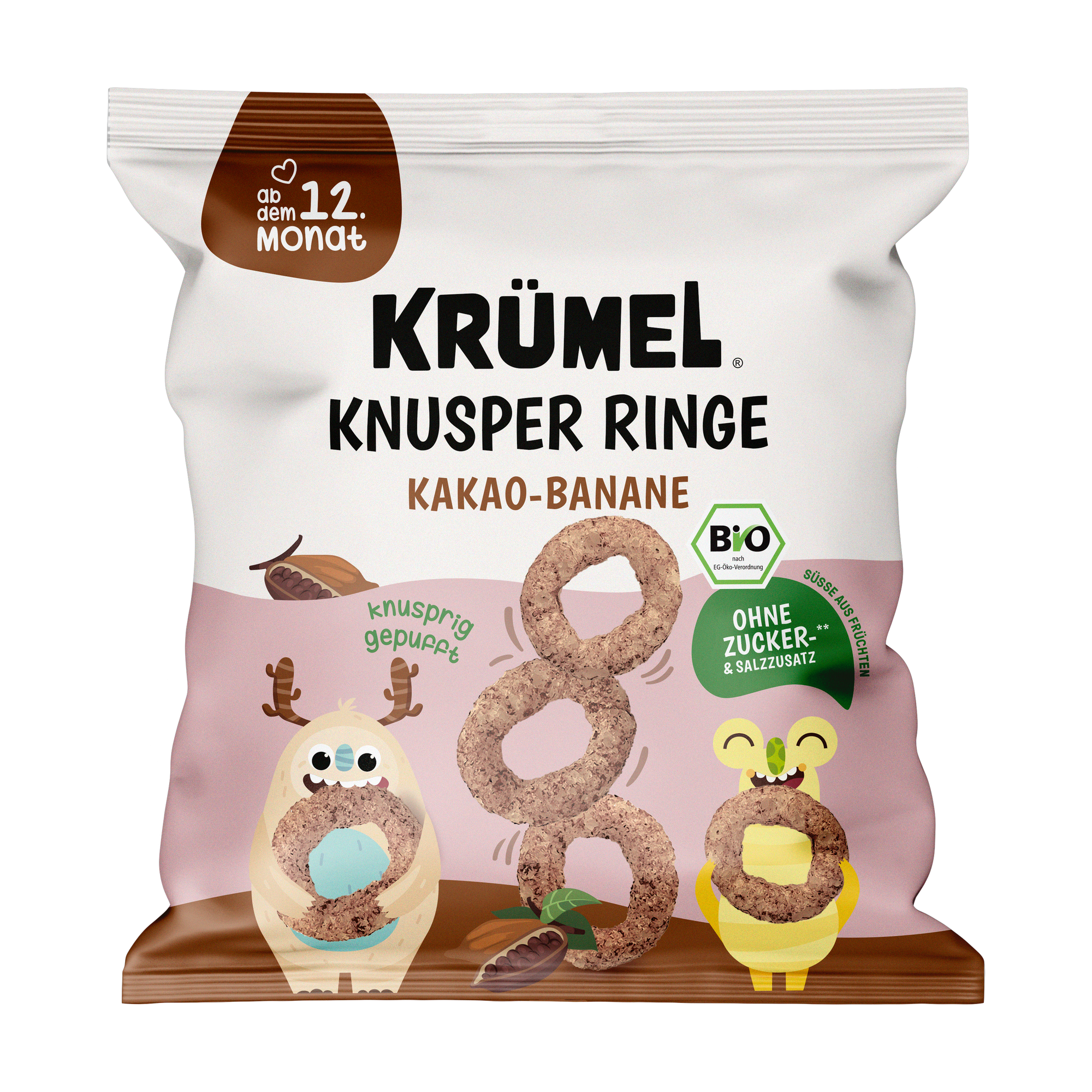 Bio Knusper Ringe Kakao-Banane