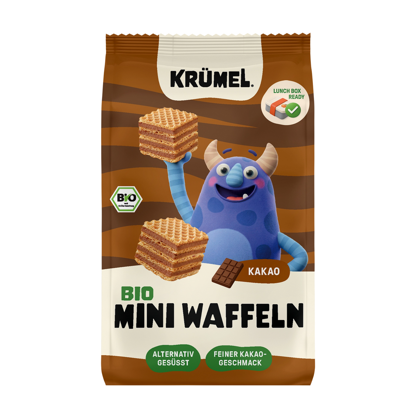 Krümel Bio Mini Waffeln Kakao