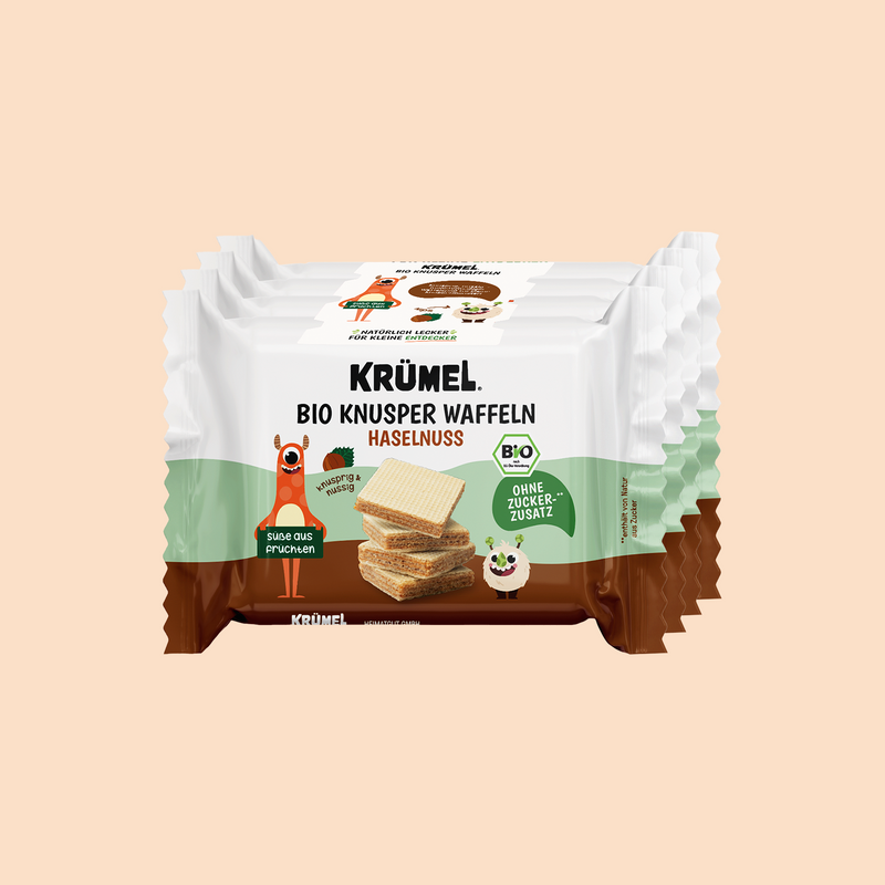 Bio Knusper Waffeln Haselnuss