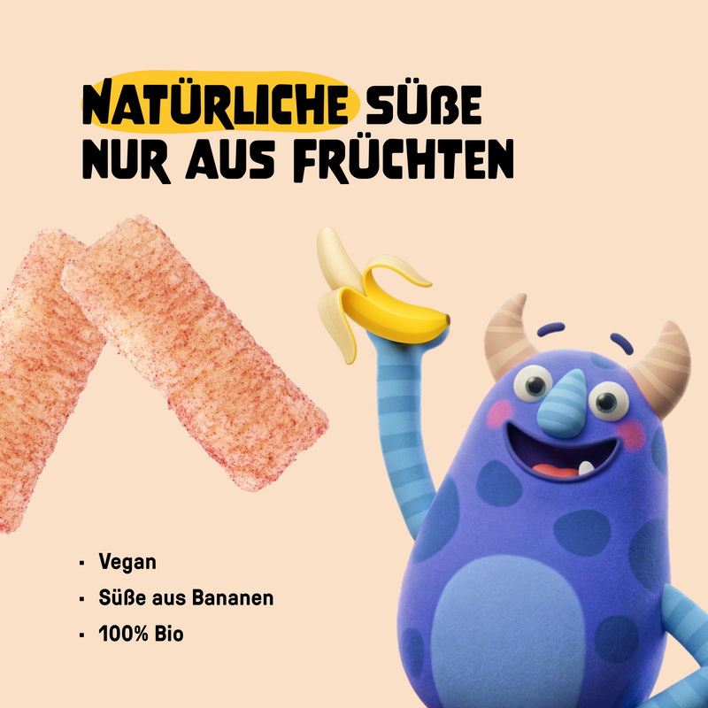 Peppa Mais Stangen Erdbeer-Banane