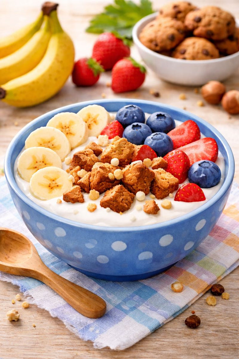 Cookie Monster Frühstücks-Bowl