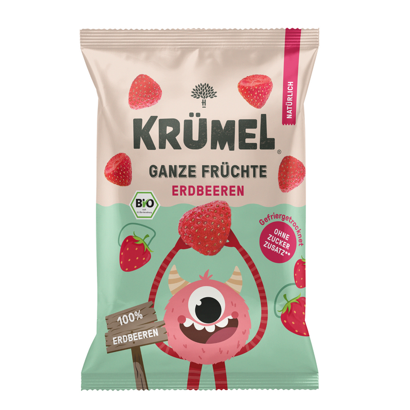 Bio Ganze Früchte Erdbeere