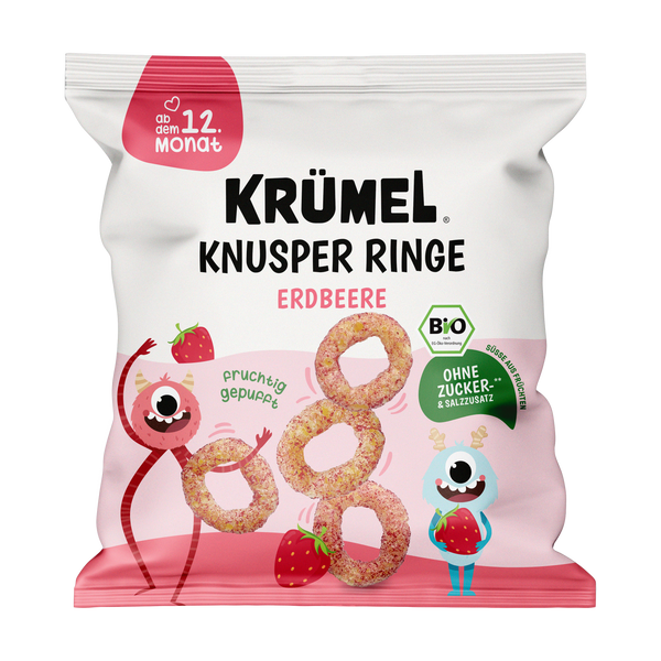 Bio Knusper Ringe Erdbeere