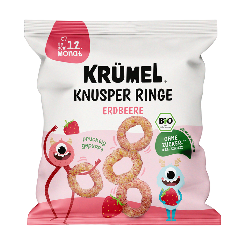 Bio Knusper Ringe Erdbeere