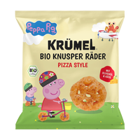 Krümel x Peppa Bio Knusper Räder Pizza