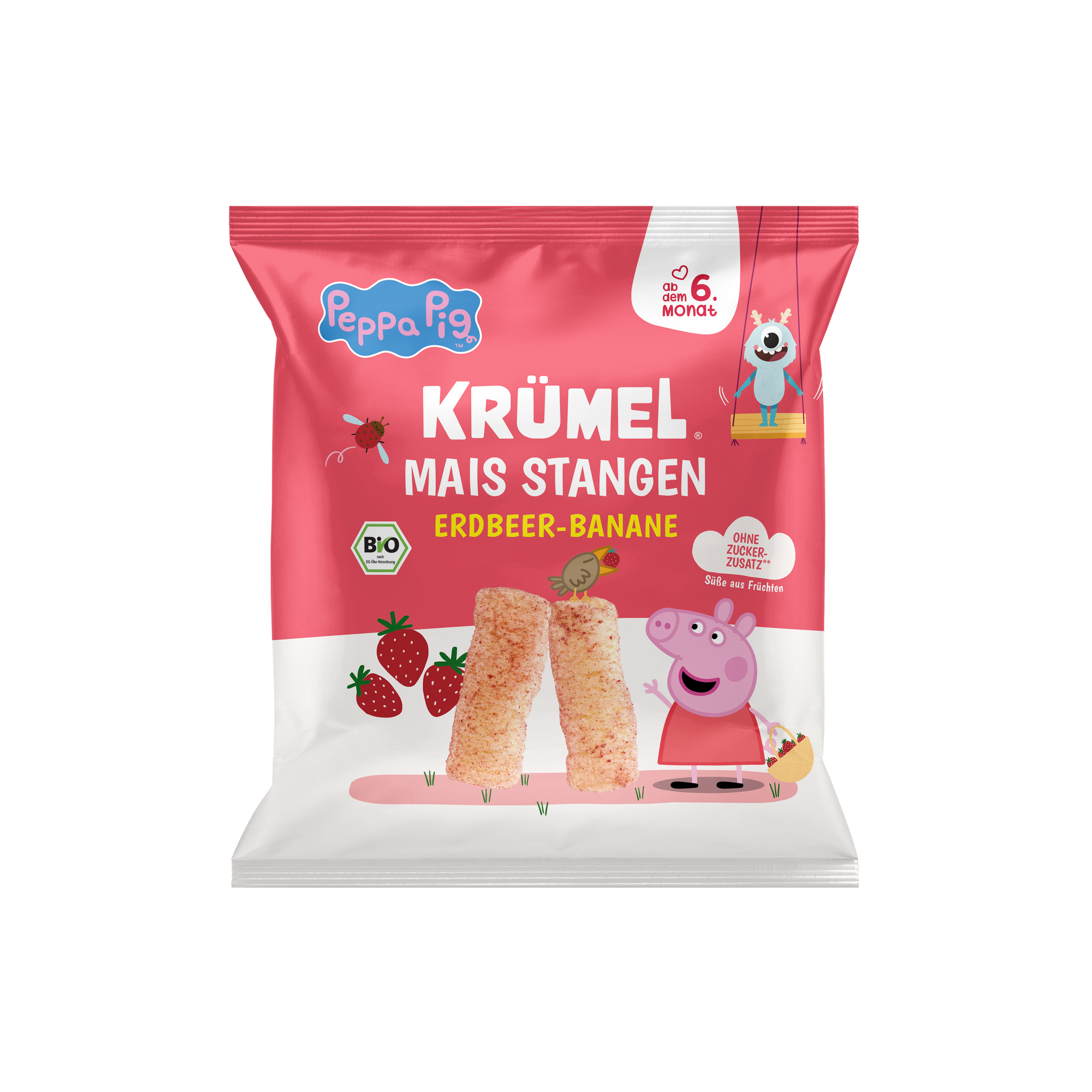 Peppa Mais Stangen Erdbeer-Banane