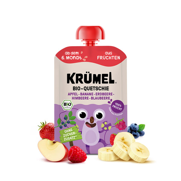 Bio Quetschie Apfel-Beere (ab 6+ Monate)