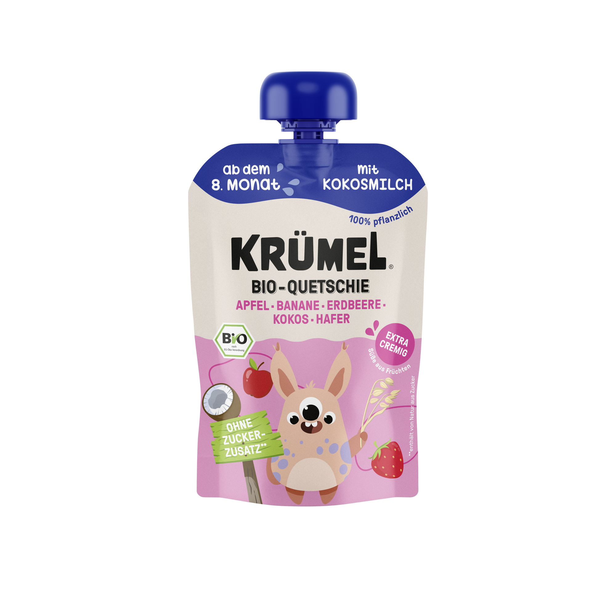 Bio Quetschie Kokos Erdbeere (ab 8+ Monate)