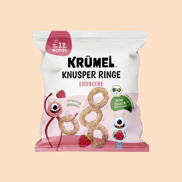 Bio Knusper Ringe Erdbeere