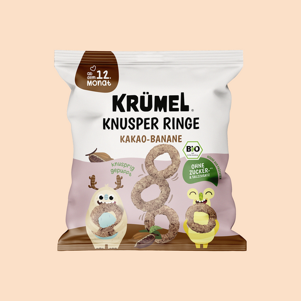 Bio Knusper Ringe Kakao-Banane
