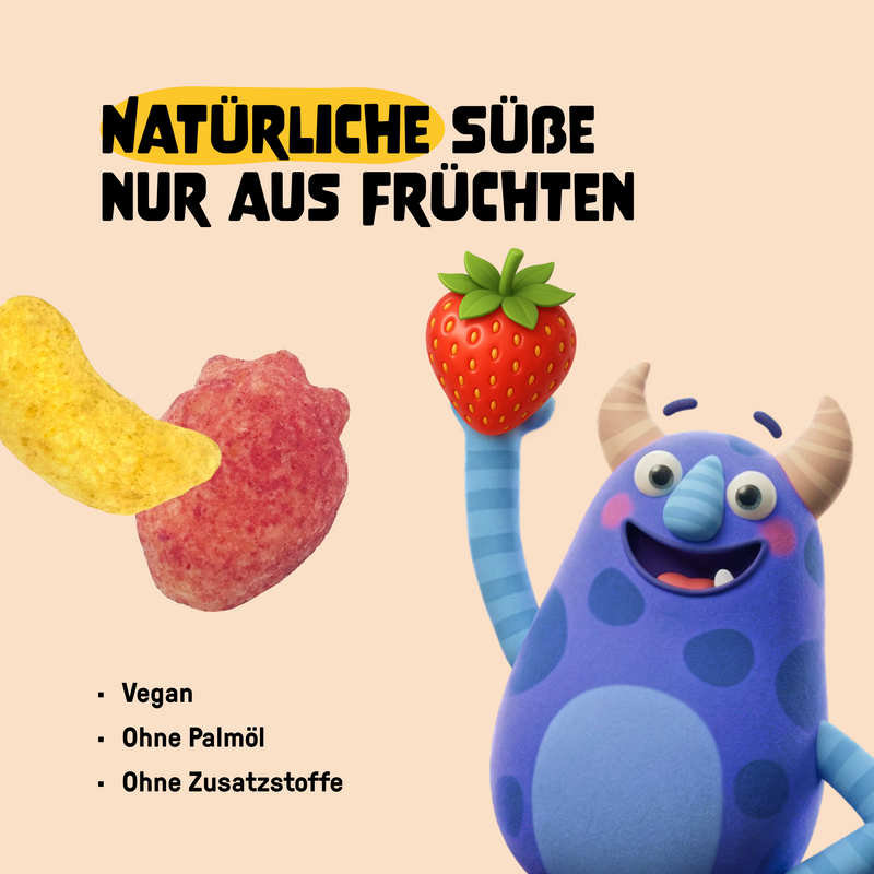 Peppa Bio Knusper Mix - Erdbeer Banane