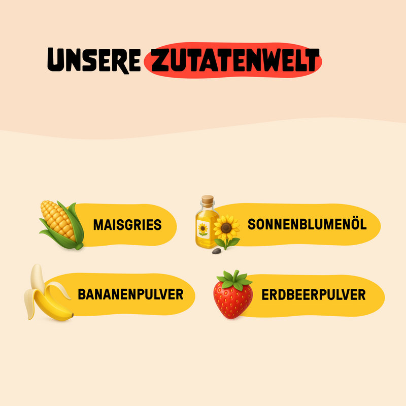 Peppa Bio Knusper Mix - Erdbeer Banane