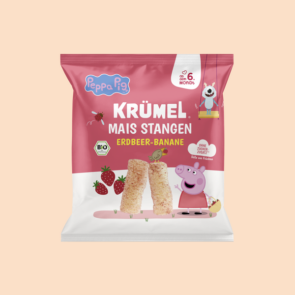 Peppa Mais Stangen Erdbeer-Banane