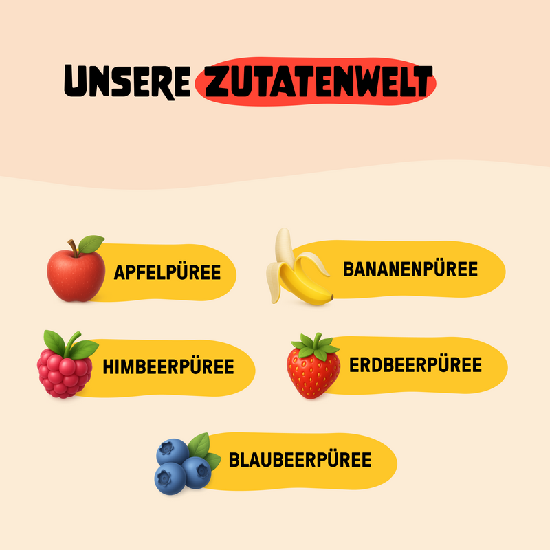 Bio Quetschie Apfel-Beere (ab 6+ Monate)
