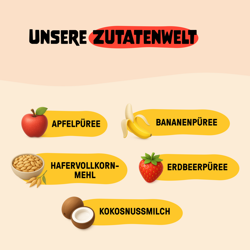 Bio Quetschie Kokos Erdbeere (ab 8+ Monate)