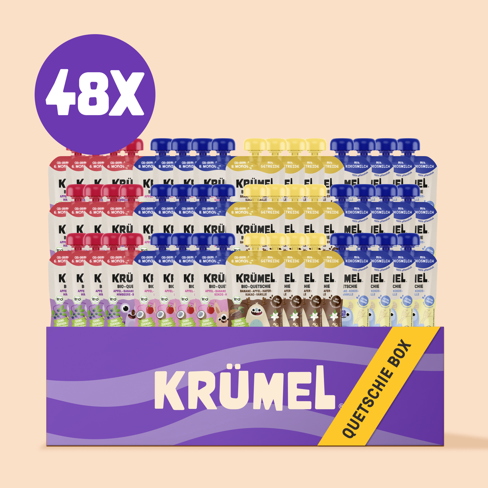 Krümel Quetschie Bundle – Krümel® Bio-Snacks für Kinder
